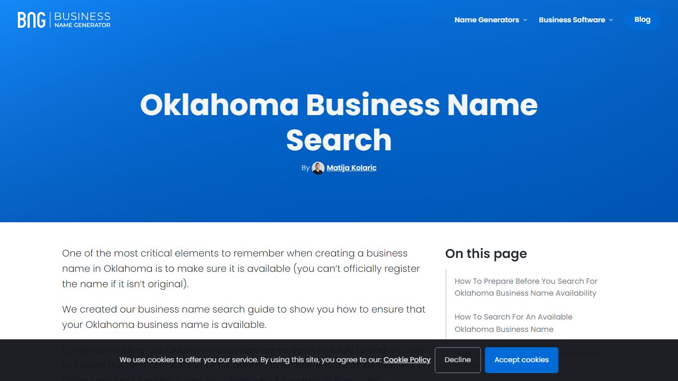 Oklahoma Business Name Search: Guidelines & Registration 2022